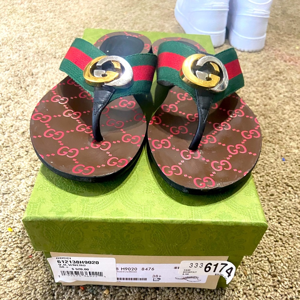 Authentic gucci sandals